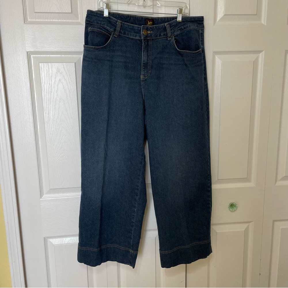 Lee Wide Leg jeans Women’s Plus Size 18W dark wash